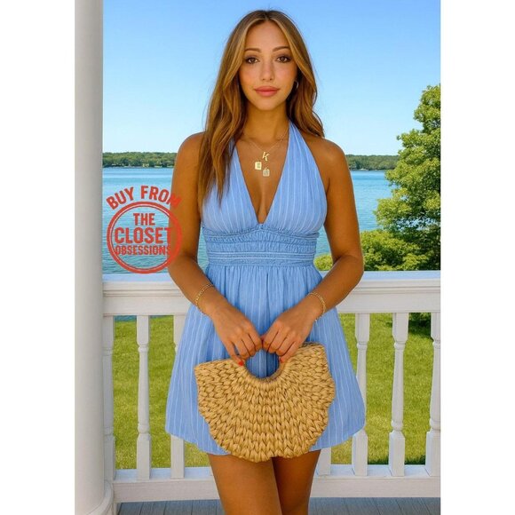 RARE!!! ZARA BLOGGER FAVE!!! Mini Halter Dress NWT - Picture 4 of 16